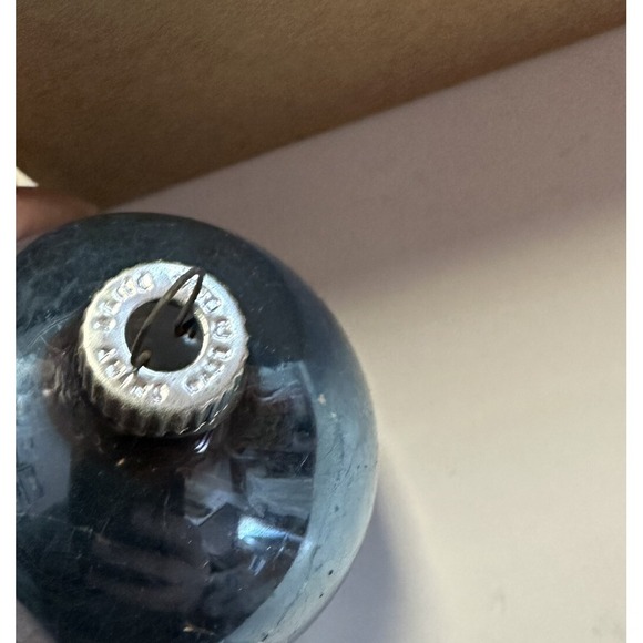 Vintage Shiny Brite Blue Glass Christmas Ornaments Balls Qty-23 With Boxes - Picture 9 of 12